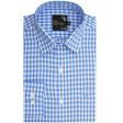 Checks Blue Shirt : Business