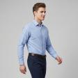 Checks Blue Shirt : Business
