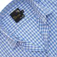 Checks Blue Shirt : Business