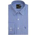 Checks Blue Shirt : Business