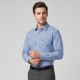Checks Blue Shirt : Business