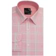 Checks Pink Shirt : Business