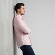 Checks Pink Shirt : Business