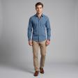 Checks Dark Blue Shirt : Business