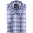 Checks Blue Shirt : Business