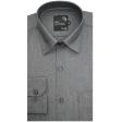Plain Dark Gray Shirt : Business