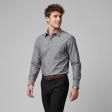 Plain Dark Gray Shirt : Business