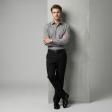 Self Design Gray Shirt : Business