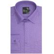Self Design Purple Shirt : Business
