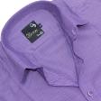 Self Design Purple Shirt : Business