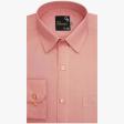 Self Design Peach Shirt : Business