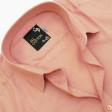 Self Design Peach Shirt : Business