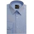 Self Design Blue Shirt : Business