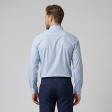 Self Design Blue Shirt : Business