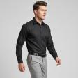 Self Design Black Shirt : Business