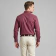 Self Design Maroon Shirt : Business