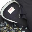 Handpainted Navy Blue Shirt : Ditto