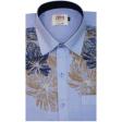 Handpainted Light Blue Shirt : Ditto