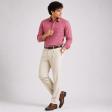 Plain Mauve Shirt : Business