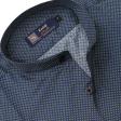 Print Blue Shirt : Party
