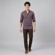 Print Maroon Shirt : Party