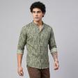 Print Green Shirt : Party