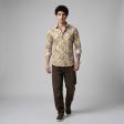 Print Yellow Shirt : Party