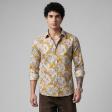 Print Yellow Shirt : Party