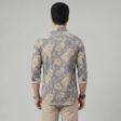 Print Gray Shirt : Party