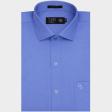 Plain Dark Blue Shirt : Business