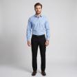 Self Design Blue Shirt : Business