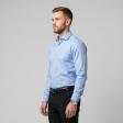 Self Design Blue Shirt : Business