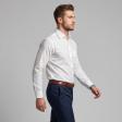 Self Design White Shirt : Business