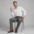 Self Design White Shirt : Business