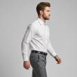 Self Design White Shirt : Business