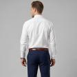Self Design White Shirt : Business