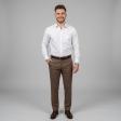 Self Design White Shirt : Business