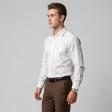 Self Design White Shirt : Business