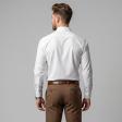 Self Design White Shirt : Business