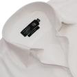Self Design White Shirt : Business