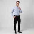 Plain Dark Blue Shirt : Business