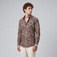 Print Brown Shirt : Ditto