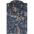 Print Blue Shirt : Ditto