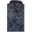Print Blue Shirt : Party