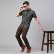 Print Green Shirt : Party