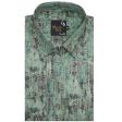 Print Green Shirt : Party