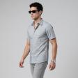 Print Gray Shirt : Party