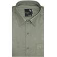 Print Green Shirt : Party