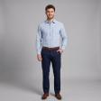 Stripes Blue Shirt : Business