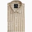 Stripes Brown Shirt : Business